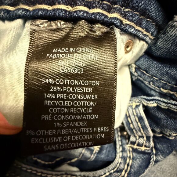 Ninth Hall Signal Crosses Light Blue Flared Jeans Flap Pocket Patch Zumiez 31 - Picture 5 of 7